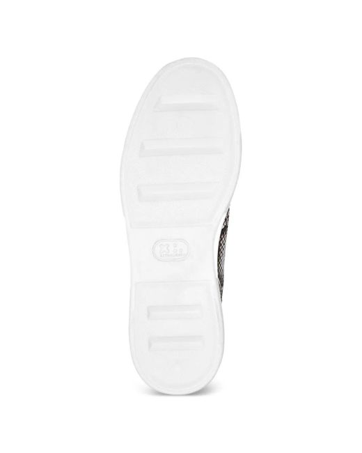 Philipp Plein White Python-Skin Sneakers