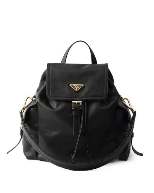 Prada Black Explore Medium Nappa Leather Backpack