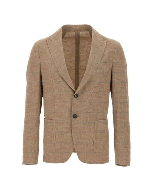 Pal Zileri Natural Single-Breasted Blazer for men