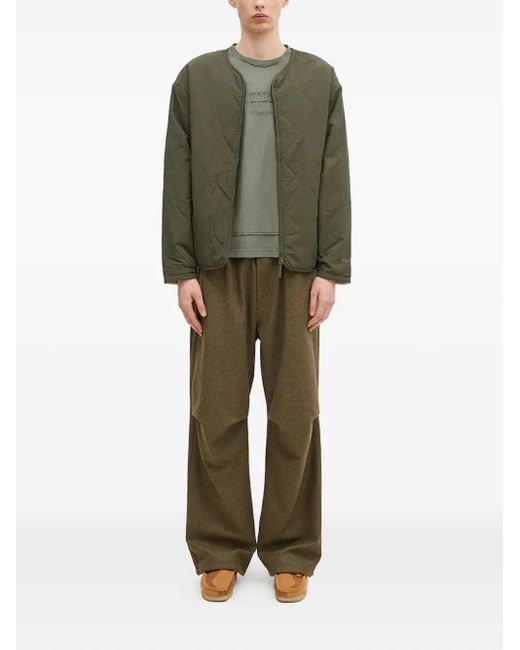 Alpha Industries Gray Open Edge Embroidered T-Shirt for men