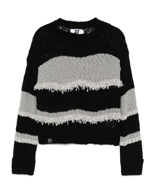 Izzue Black Knitted Top