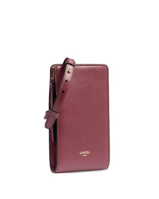 Lancel Purple Origami Zip-Fastening Mini Bag