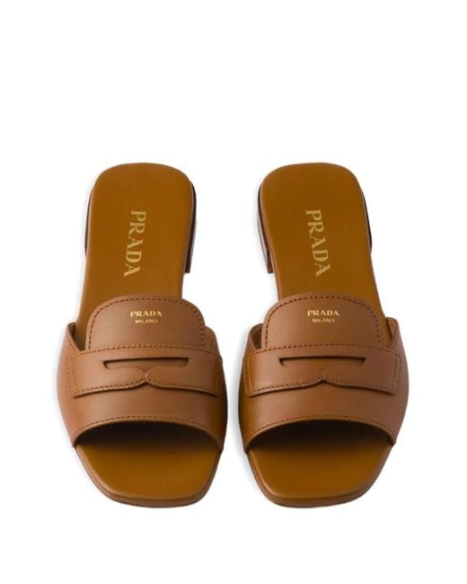 Sandali di Prada in Brown
