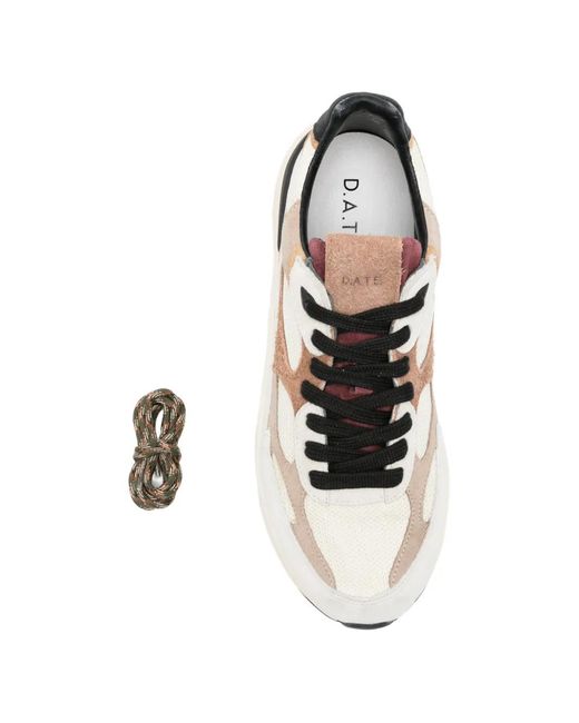 Date White Musa Lace-Up Sneakers for men