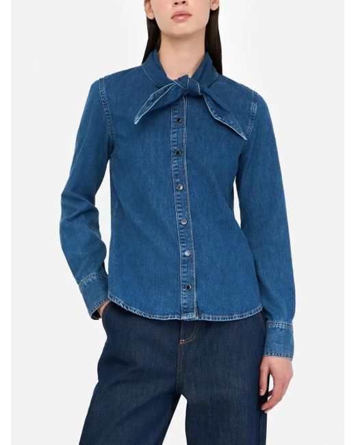 Liu Jo Blue Denim Shirt
