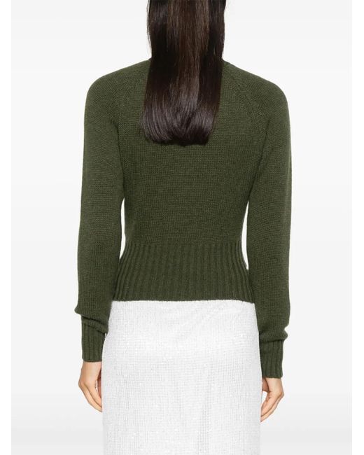 Fabiana Filippi Green Cashmere Sweater