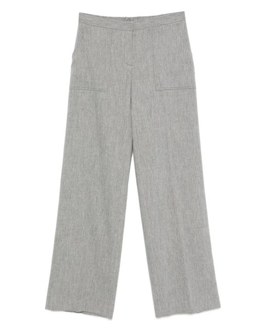 MARGON METAMORFOSI Gray Pocket-Detailed Pants