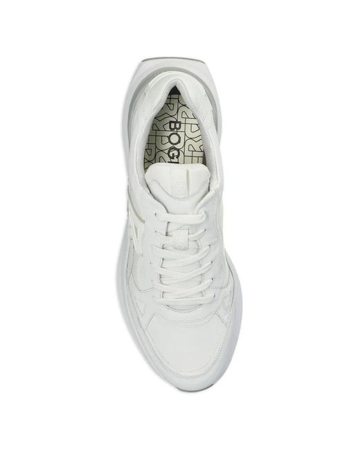 Bogner White Logo-Patch Sneakers for men