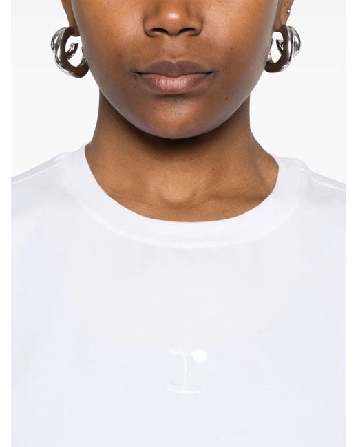Repetto White Satin-Ribbon T-Shirt