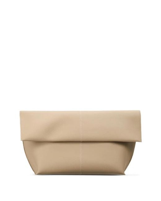 Freja NYC Natural Seamed Clutch Bag