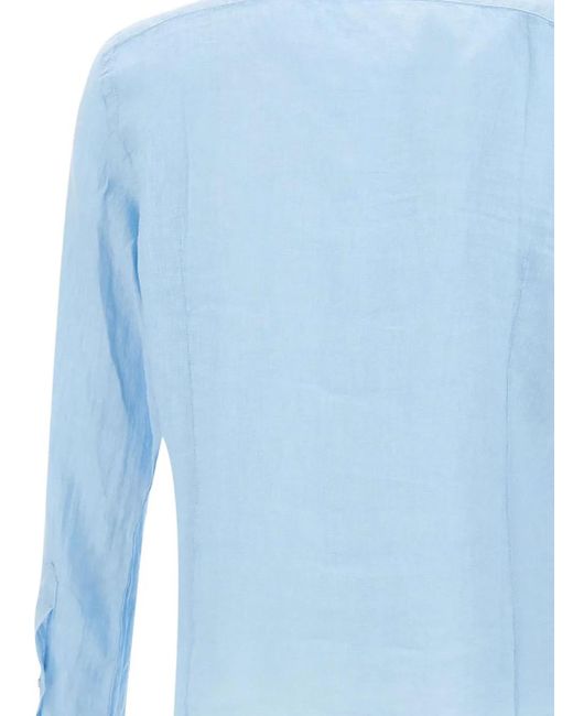 Camicia di Mc2 Saint Barth in Blue da Uomo