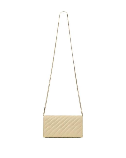 Jimmy Choo Natural Avenue Curve Wallet-On-Chain