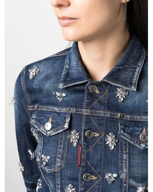 DSquared² Denim Jack in het Blue
