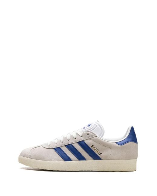 Adidas Blue X Manchester United Gazelle Sneakers for men