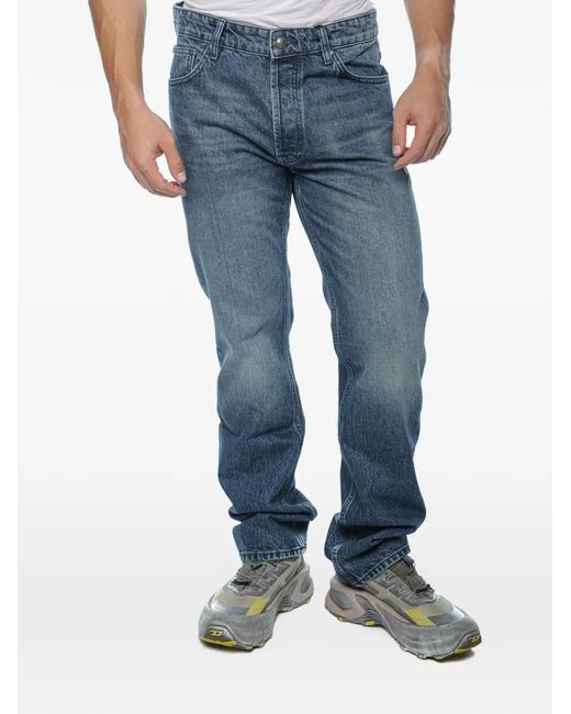 Just Cavalli Blue Belt-Loop Jeans for men