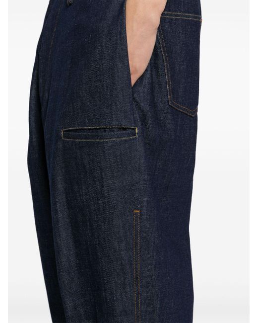 Y's Yohji Yamamoto Blue Tapered Jeans for men