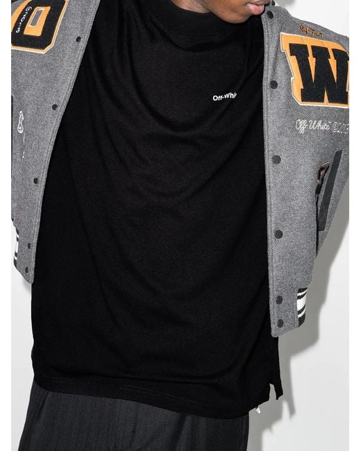 Off-White c/o Virgil Abloh Black Caravaggio Arrow Long-Sleeve T-Shirt for men