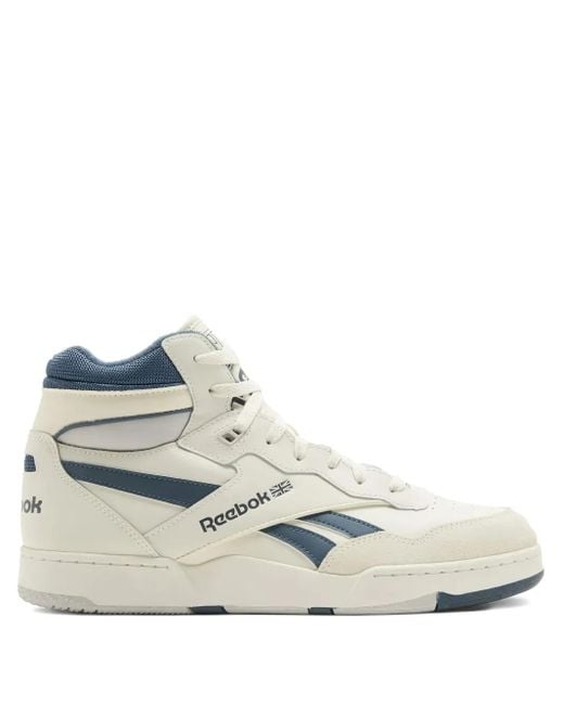 Reebok White Bb4000 Sneakers for men