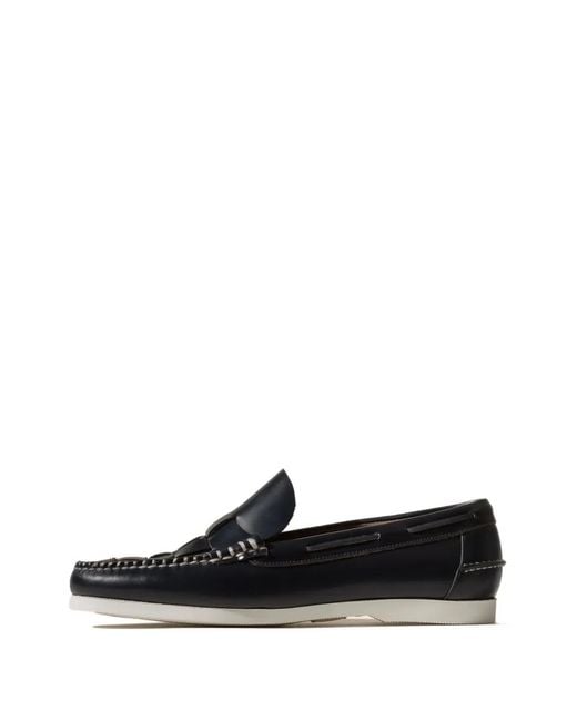 Hereu Black Nombela Slip-On Loafers for men