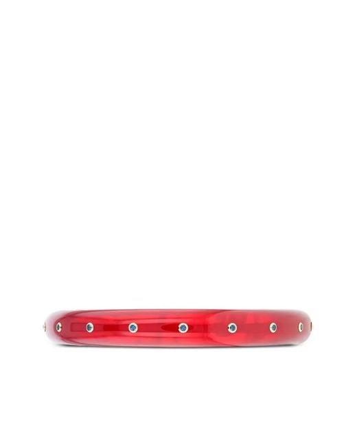 Mark Davis Red 18K Sapphire Bangle