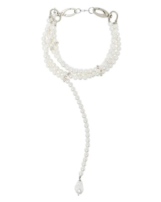 Atu Body Couture White X Shir Fine Jewellery Bead-Chain Choker