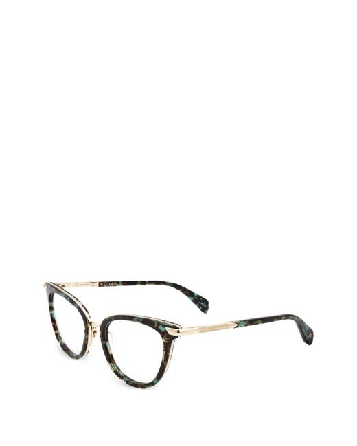 Rag & Bone Green Cat-Eye-Brille