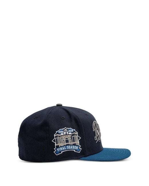KTZ Blue 59Fifty Texas Rangers Patch Cap for men