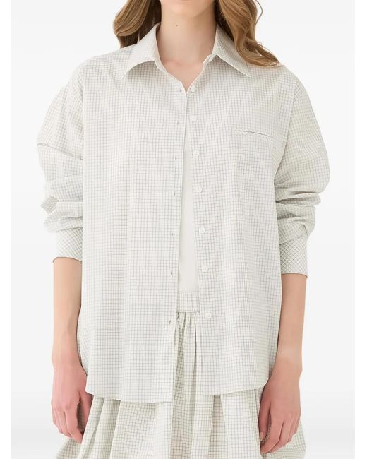 ELEH White Chemise À Carreaux