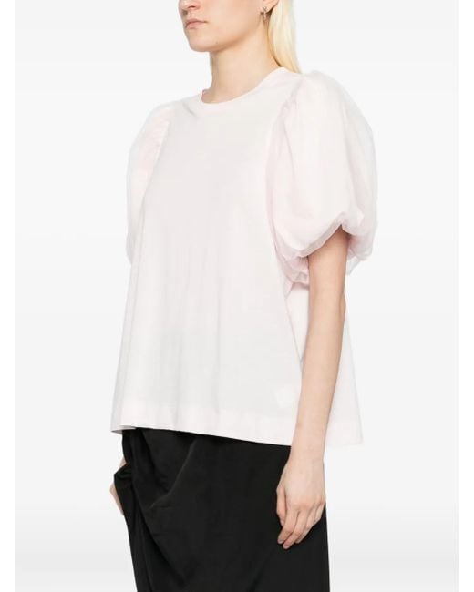 Simone Rocha Pink Cotton T-Shirt