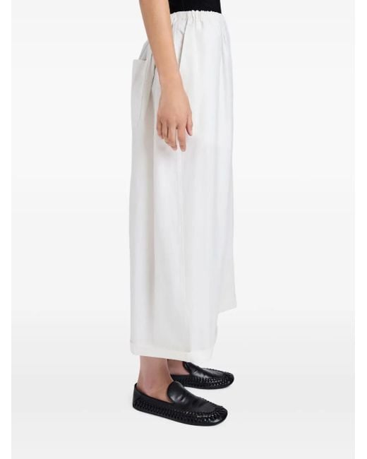 Proenza Schouler White Pleated Trousers
