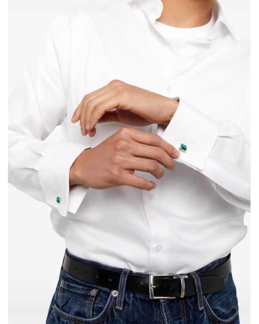 Mateo Green Malachite Cufflinks for men