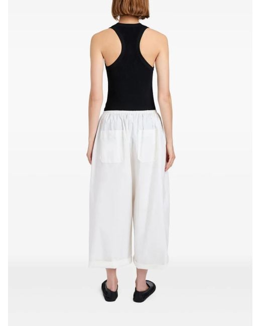 Proenza Schouler White Pleated Trousers