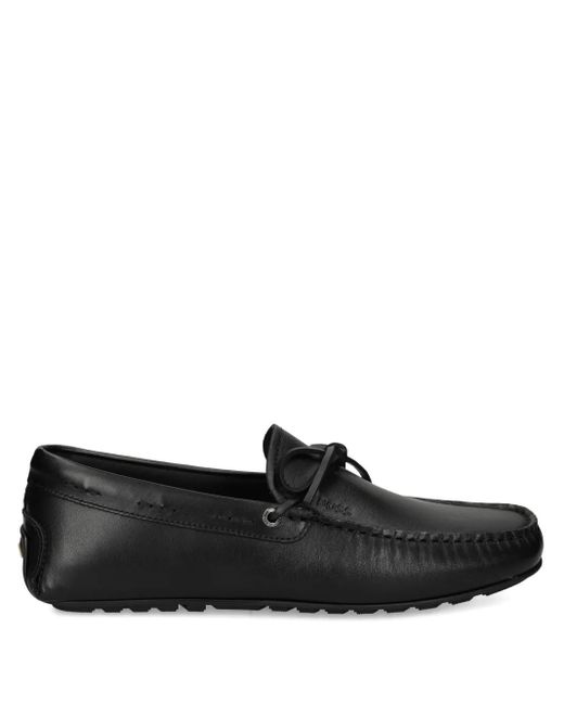 Boss Black Bow-Detail Loafers for men