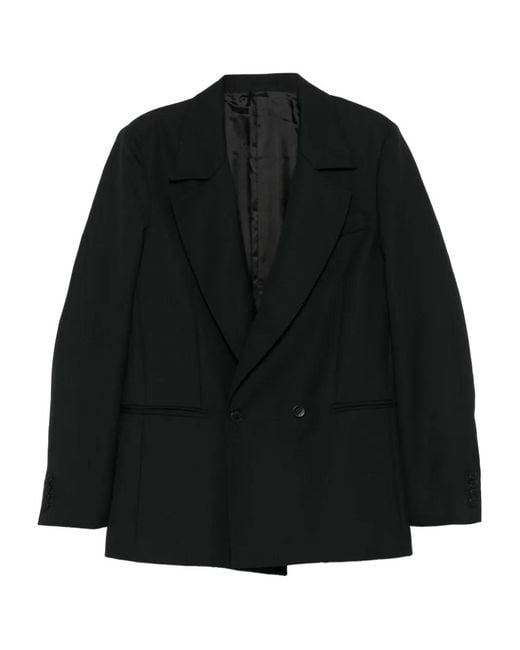 Costumein Black Double-Breasted Blazer for men