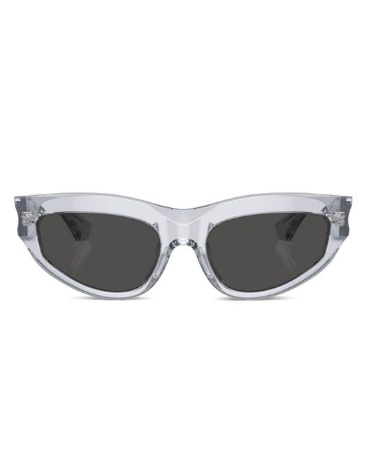 Burberry Gray Transparent Cat-eye Sunglasses