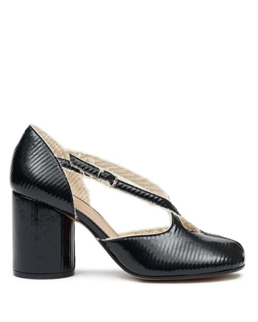 Maison Margiela Black 80Mm Tabi Pumps