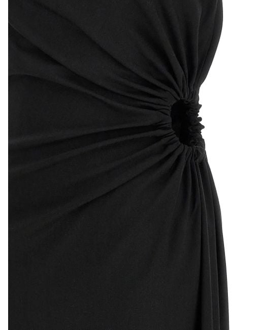Max Mara Bustier Dress In Wool, Mohair And Silk in Black | Lyst