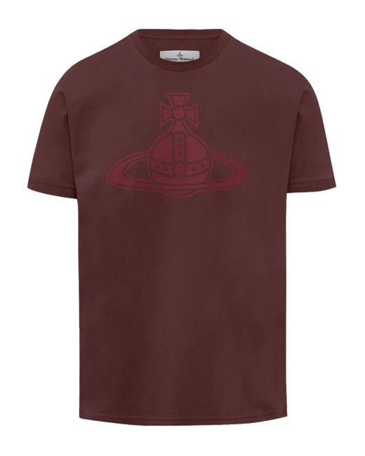 Vivienne Westwood Red T-Shirt Mit Logo-Print