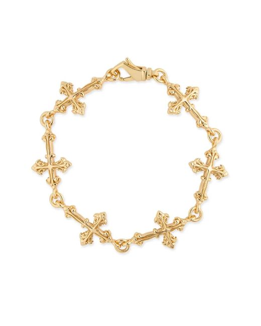 Emanuele Bicocchi Metallic Large Avelli Multi-Cross Bracelet