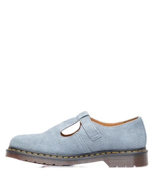 Dr. Martens Blue T-Bar Loafers