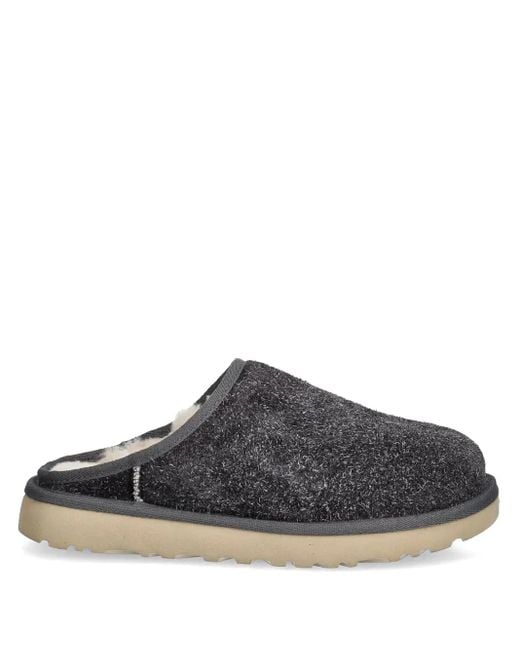 Ugg Gray Classic Shaggy Slippers for men