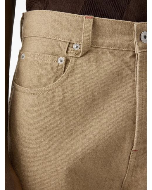 Jacquemus Natural Belt-Loops Trousers for men