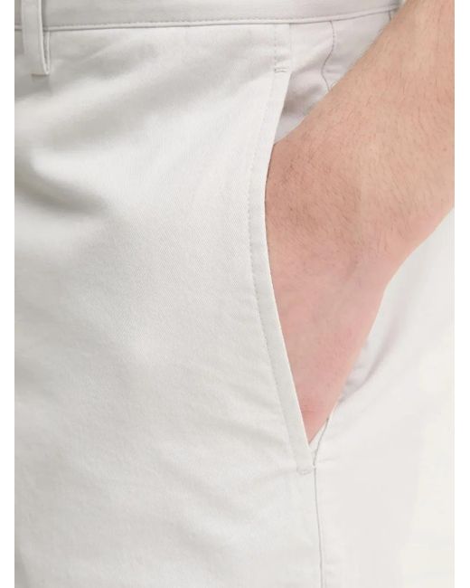 Theory Black Welt-Pockets Chino Shorts for men