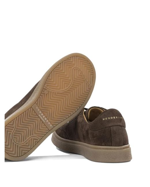 Henderson Brown Suede Sneakers