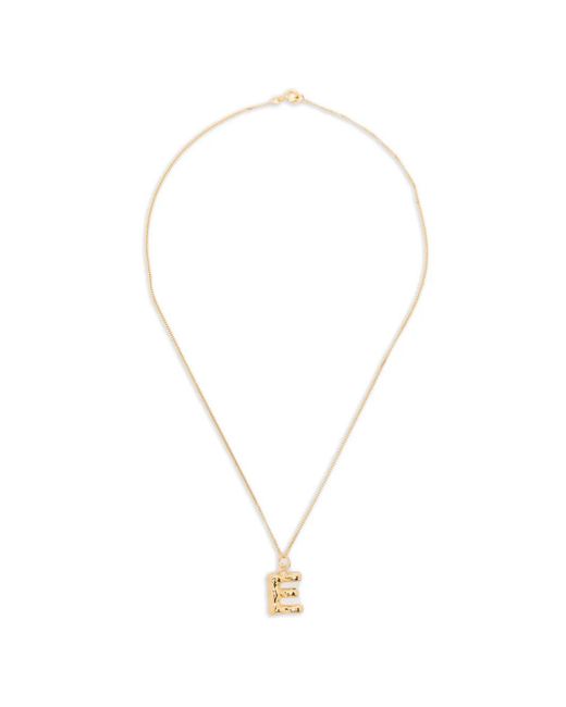 Collar Con Colgante E-Initial Completedworks de color White