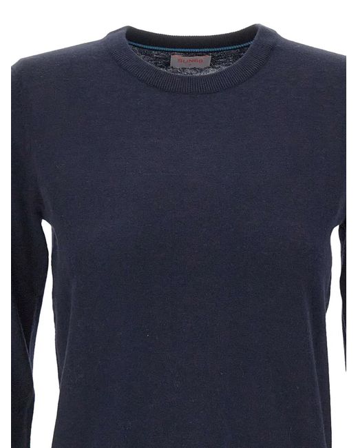 Sun 68 Blue Crew-Neck Sweater