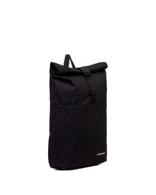 Eastpak Black Roll-Top Buckle Backpack