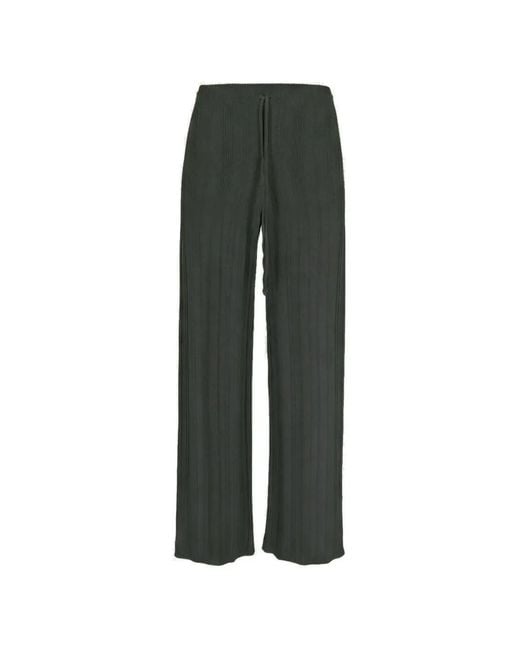 B.B. Wallace Green Crewdson Ribbed-Knit Track Pants