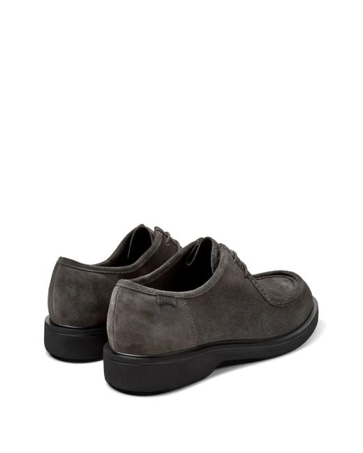 Camper White Norman Suede Lace-Up Shoes for men