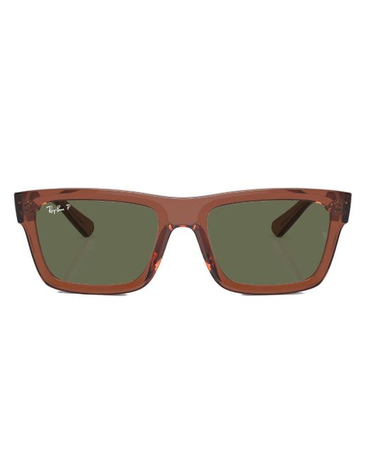 Ray-Ban Brown Warren Bio-based Square-frame Sunglasses